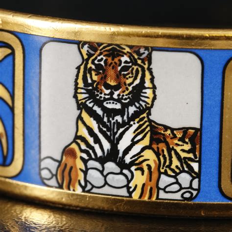 tigre royal hermes enamel bangle|Hermes Wide Royal Blue Enamel Bangle (Le Tigre Royal) .